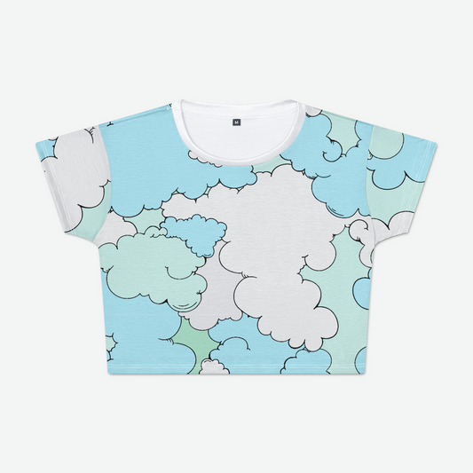 Cloudscape Cropped Tee