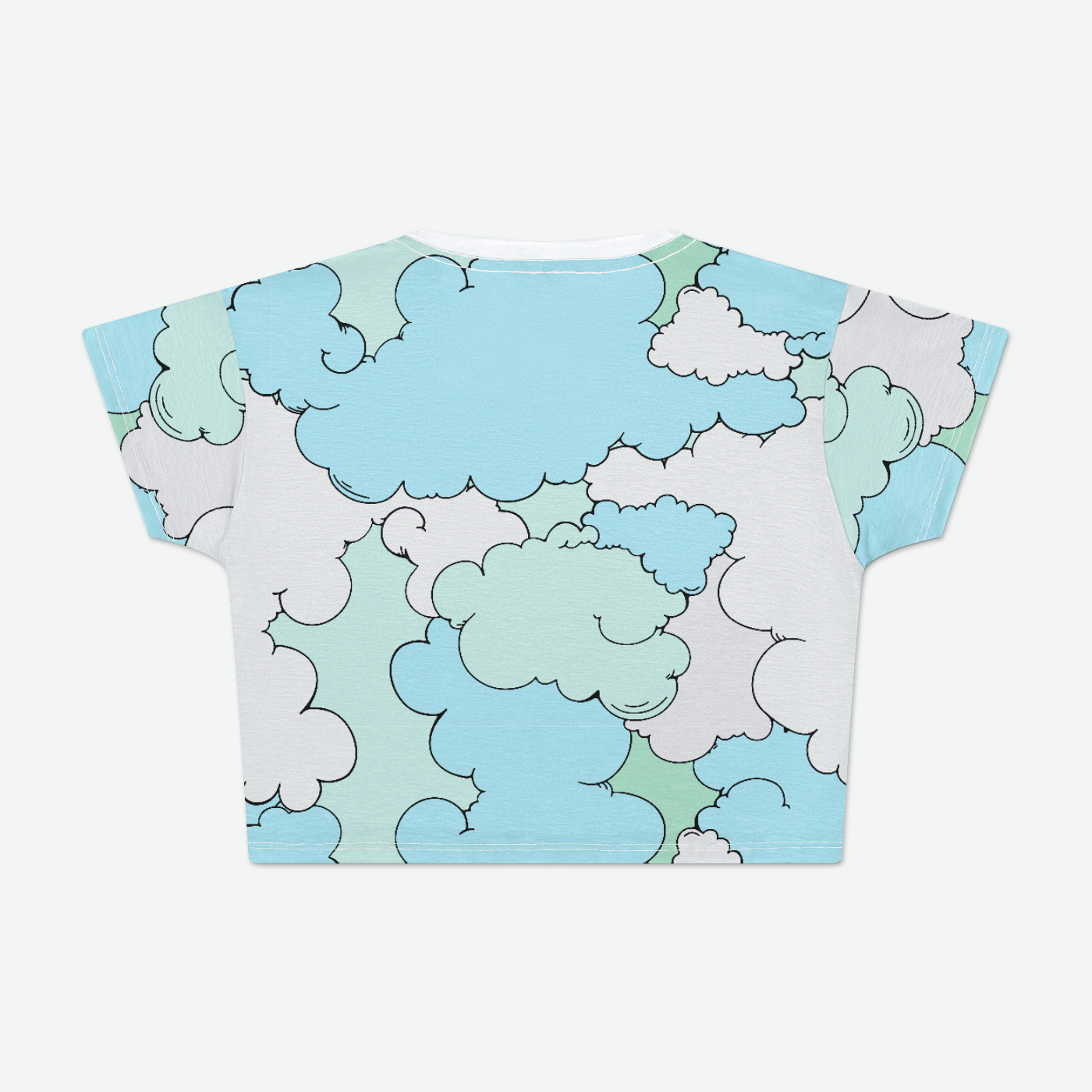 Cloudscape Cropped Tee