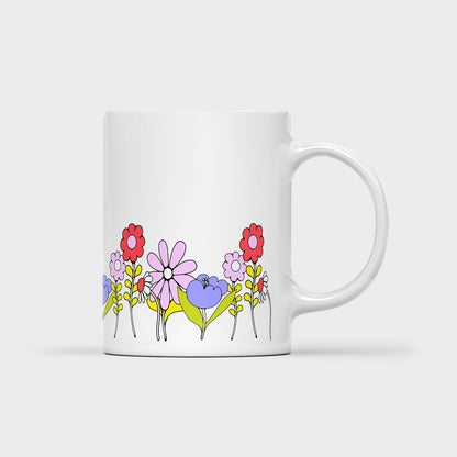 Happy Flowers Mug